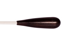 Montford Baton 16″ White Lacquer Ebony Taper Montford Baton 16″ White Lacquer Ebony Taper